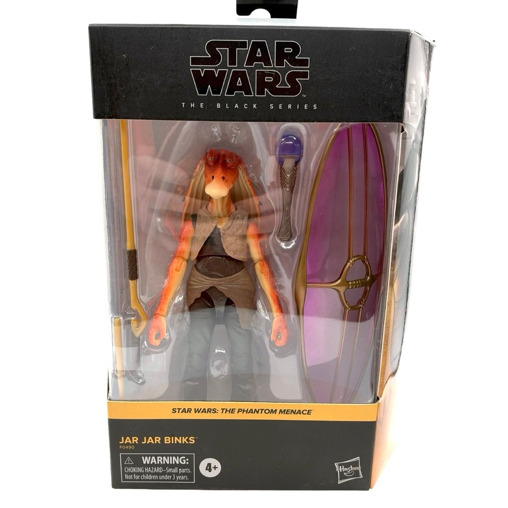 Star Wars Black Series Jar Jar Binks Deluxe 6" Action Figure F0490 Sealed Hasbro